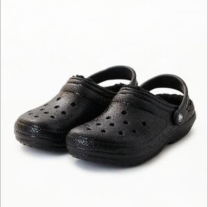 Crocs Classic Lined Glitter Clog. Women's size 8. Men's size 6.